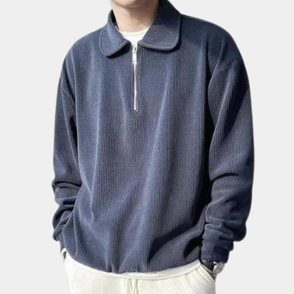 Wolff | Halb Zip Sweater für Herren