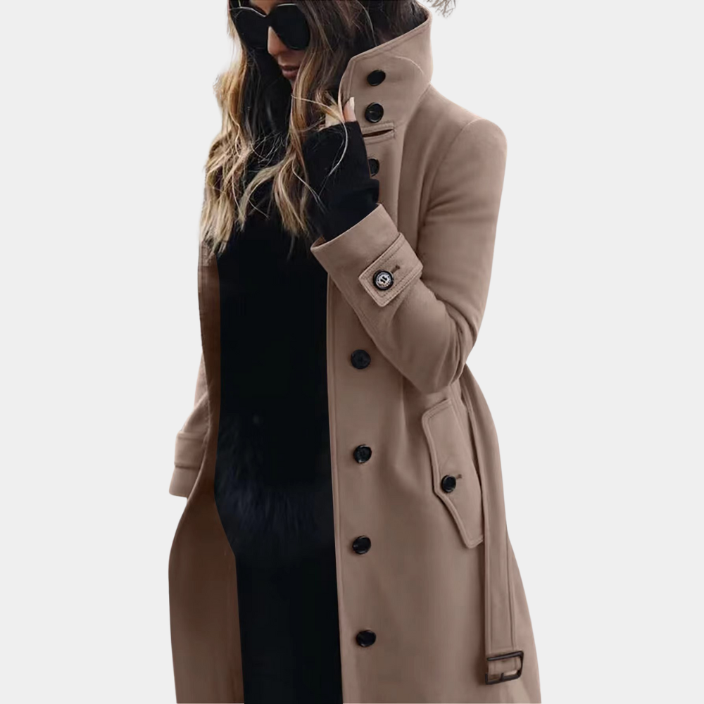 Eleganter und warmer Trenchcoat für Frauen