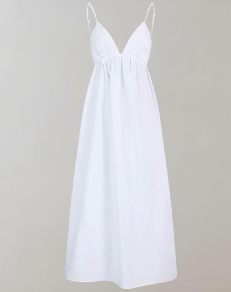 Wolff - Sommerkleid von Baumwolle mit Ausschnit | Schickes Abendkleid