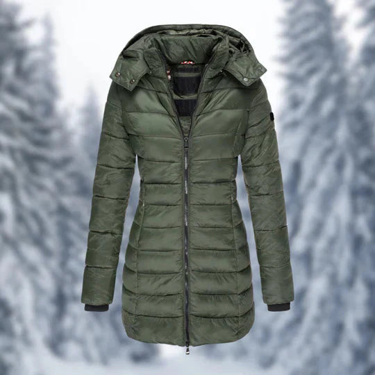 WOLFF - Puffer - mit Kapuze - Winterjacke - Damenbekleidung