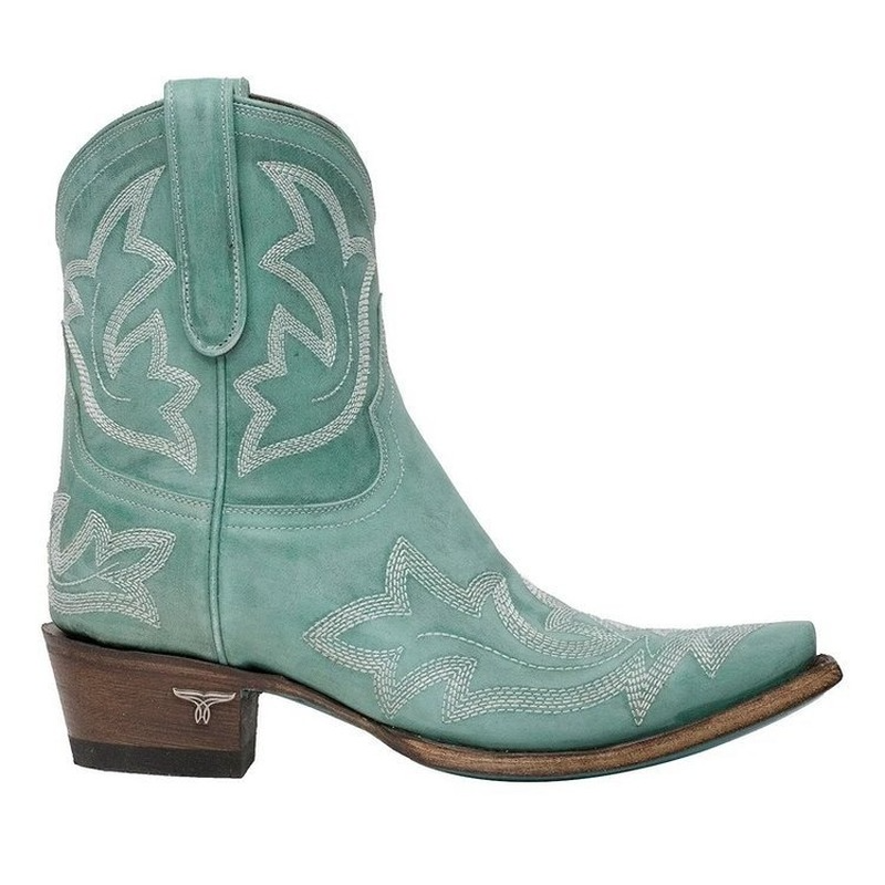 WOLFF | Bestickte Cowboystiefel Aus Leder