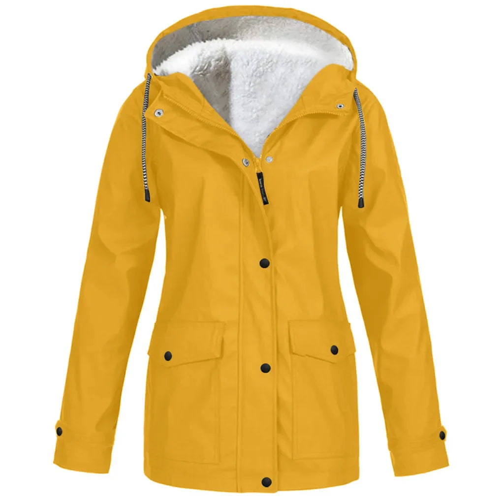 WOLFF - wind- und wasserdichte Outdoor-Jacke mit Fleece-Futter