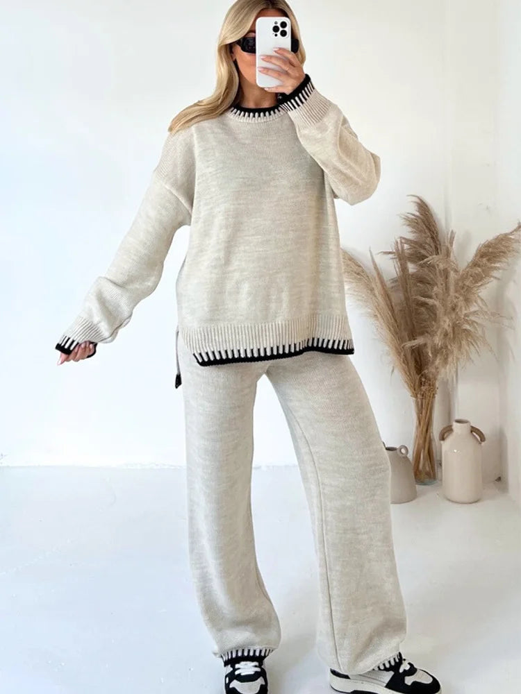 Gestrickte Loungewear Set