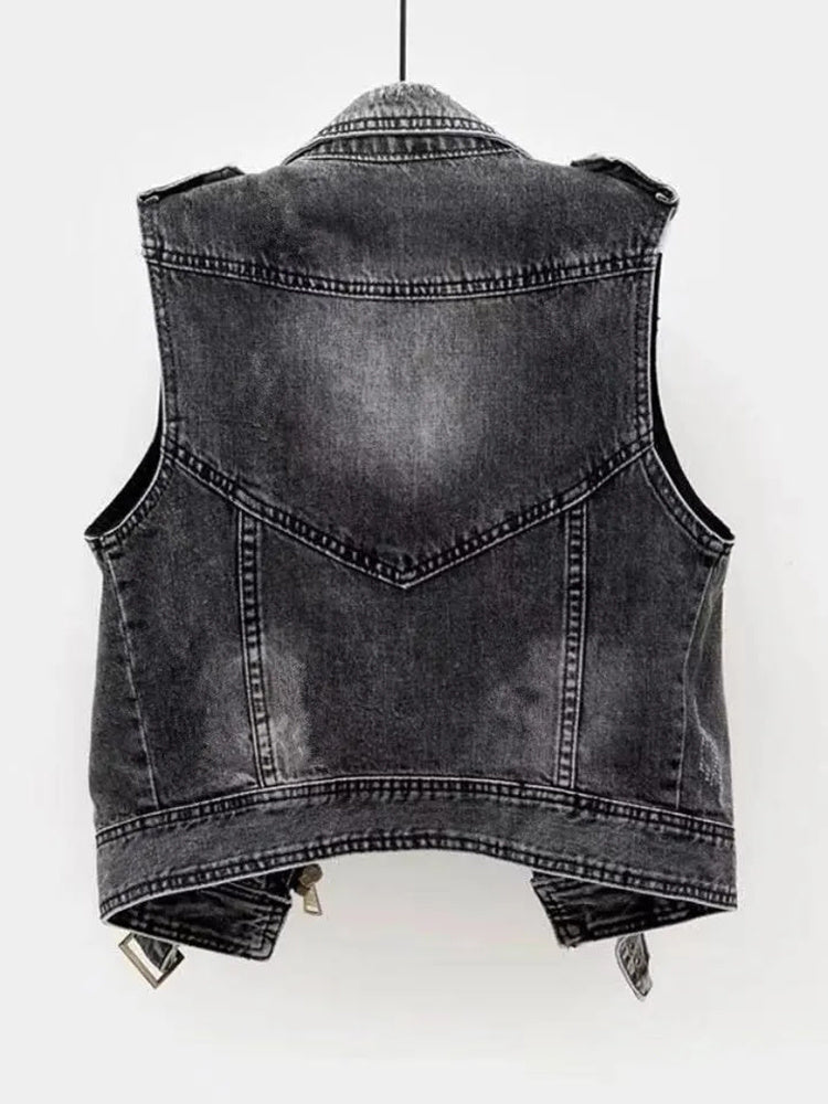 LADIES DENIM VEST