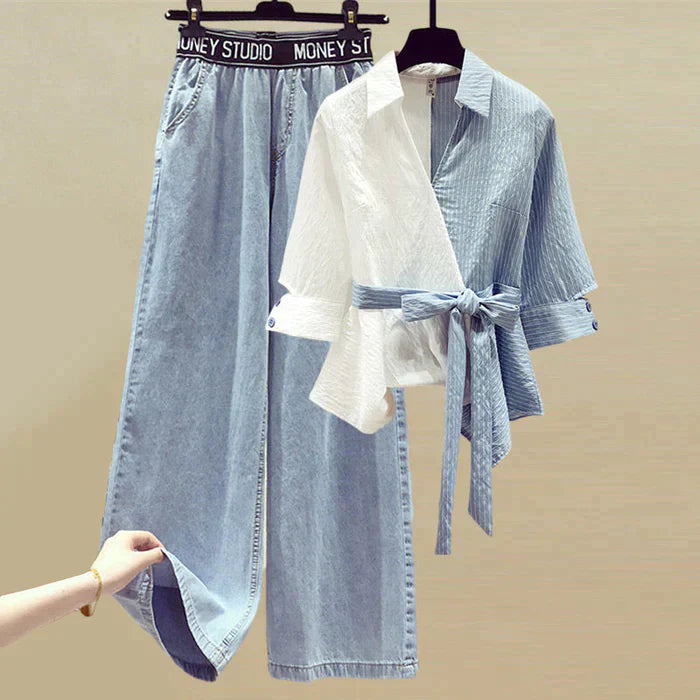 Wolff - Frauen Denim Chic Set