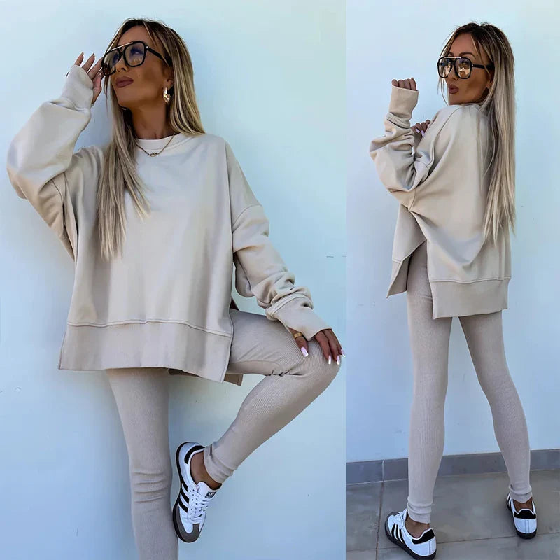 Wolff | Gemütliches Oversized-Sweatshirt und Leggings-Set