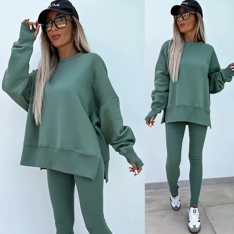 Wolff | Gemütliches Oversized-Sweatshirt und Leggings-Set