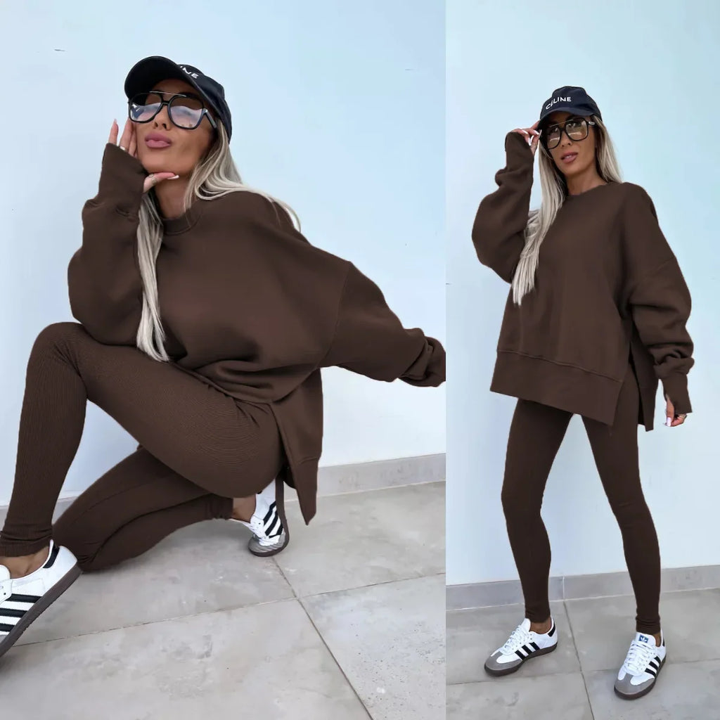 Wolff | Gemütliches Oversized-Sweatshirt und Leggings-Set