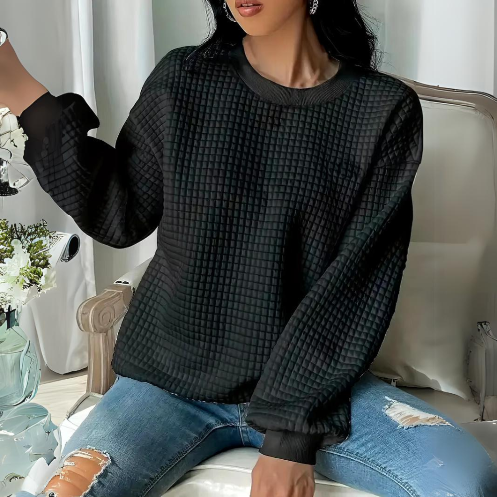 casual crew neck sweater