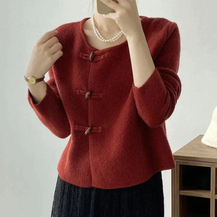 WOLFF - Elegante Strickjacke