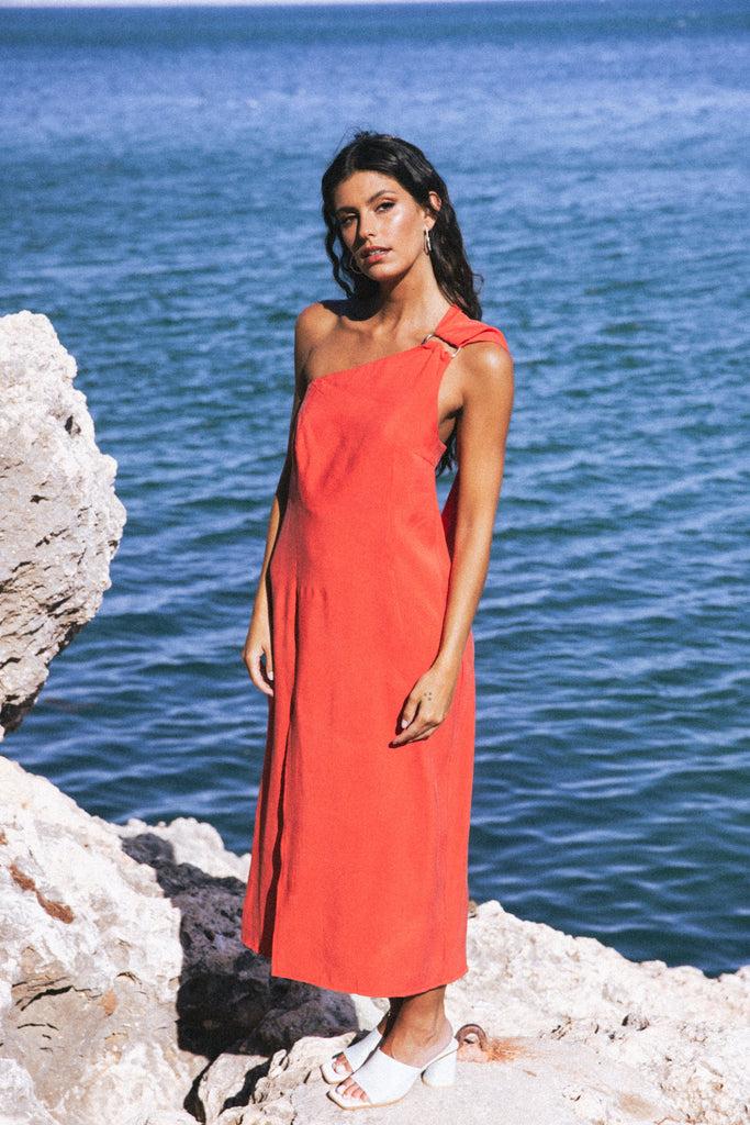 Wolff Kleid - ORANGE ROT