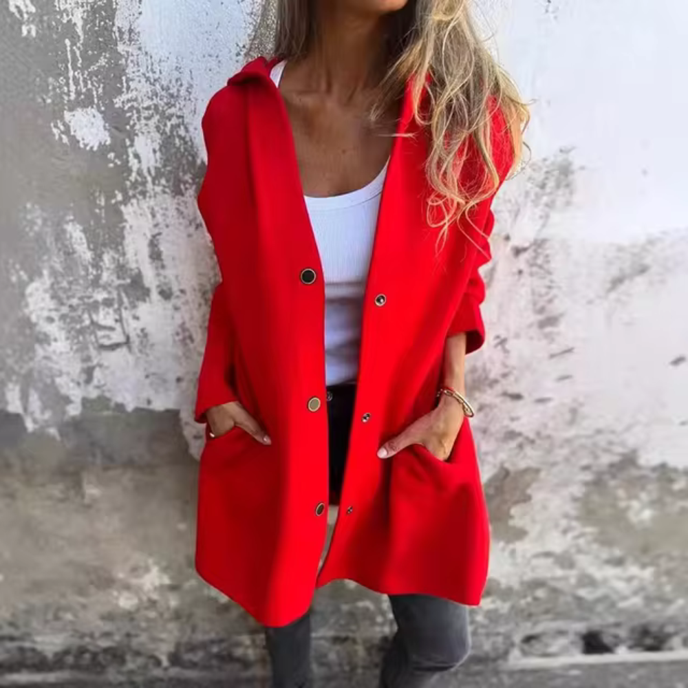 Cardigan casual a maniche lunghe con tasche