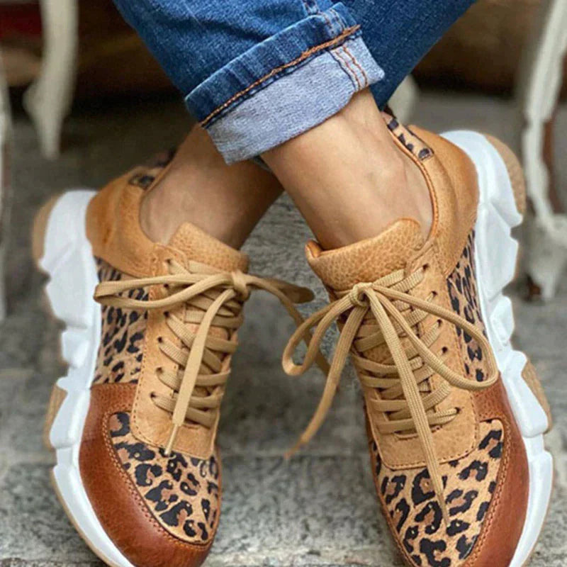 WOLFF-Sneakers mit Leopardenmuster - Kiana