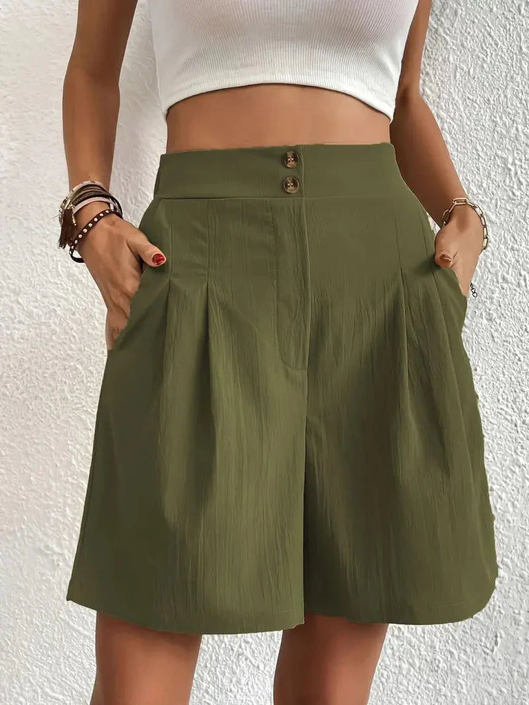 Leinenshorts für Damen