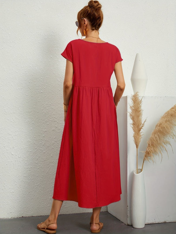 Camille | Kleid mit Rundhalsausschnitt