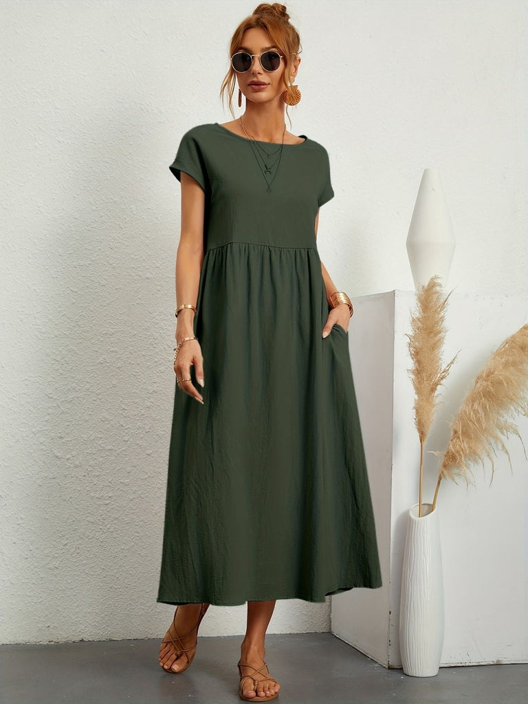 Camille | Kleid mit Rundhalsausschnitt