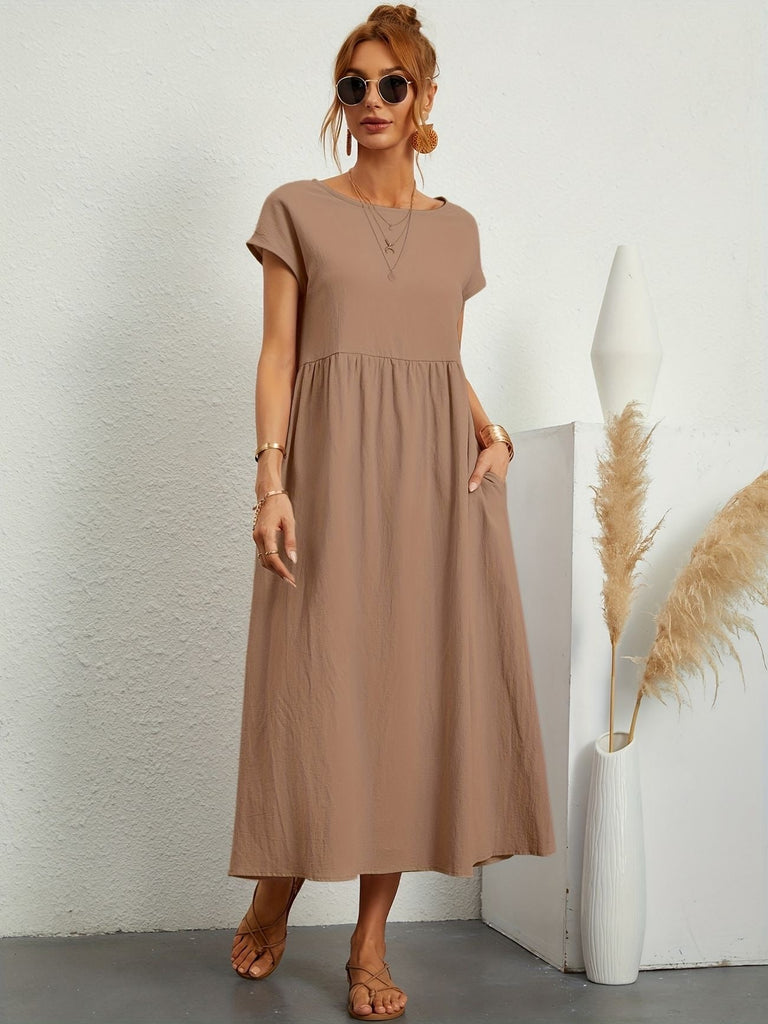 Camille | Kleid mit Rundhalsausschnitt