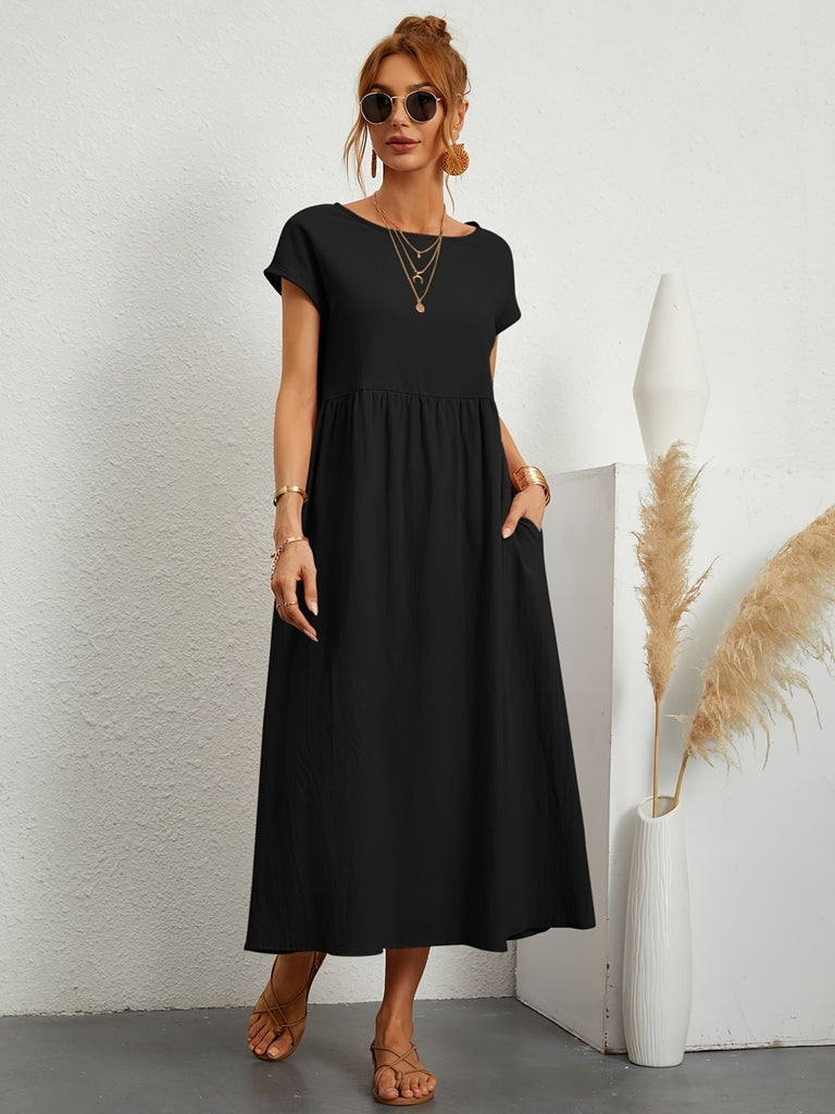 Camille | Kleid mit Rundhalsausschnitt