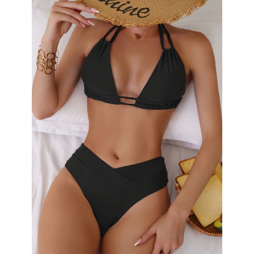 WOLFF | Bikini-Set mit tropischem Charme