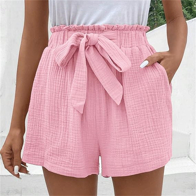 Short mit hoher Taille