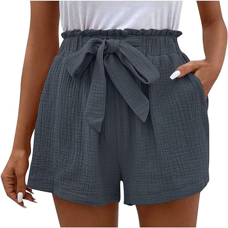 Short mit hoher Taille