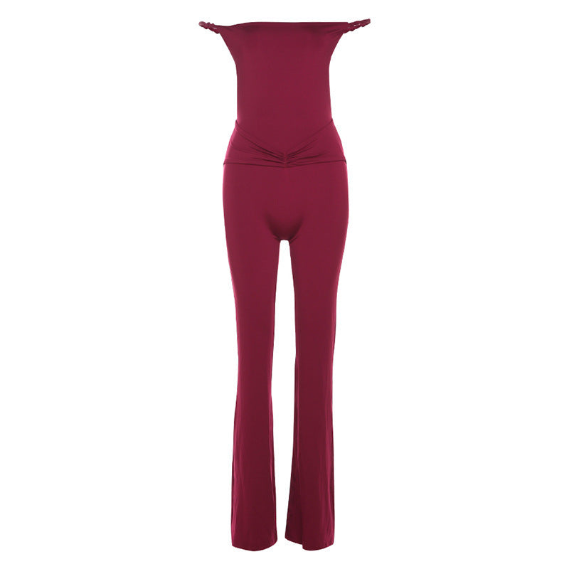 Damen eleganter Jumpsuit mit schulterfreiem Design und figurformendem Schnitt WOLFF