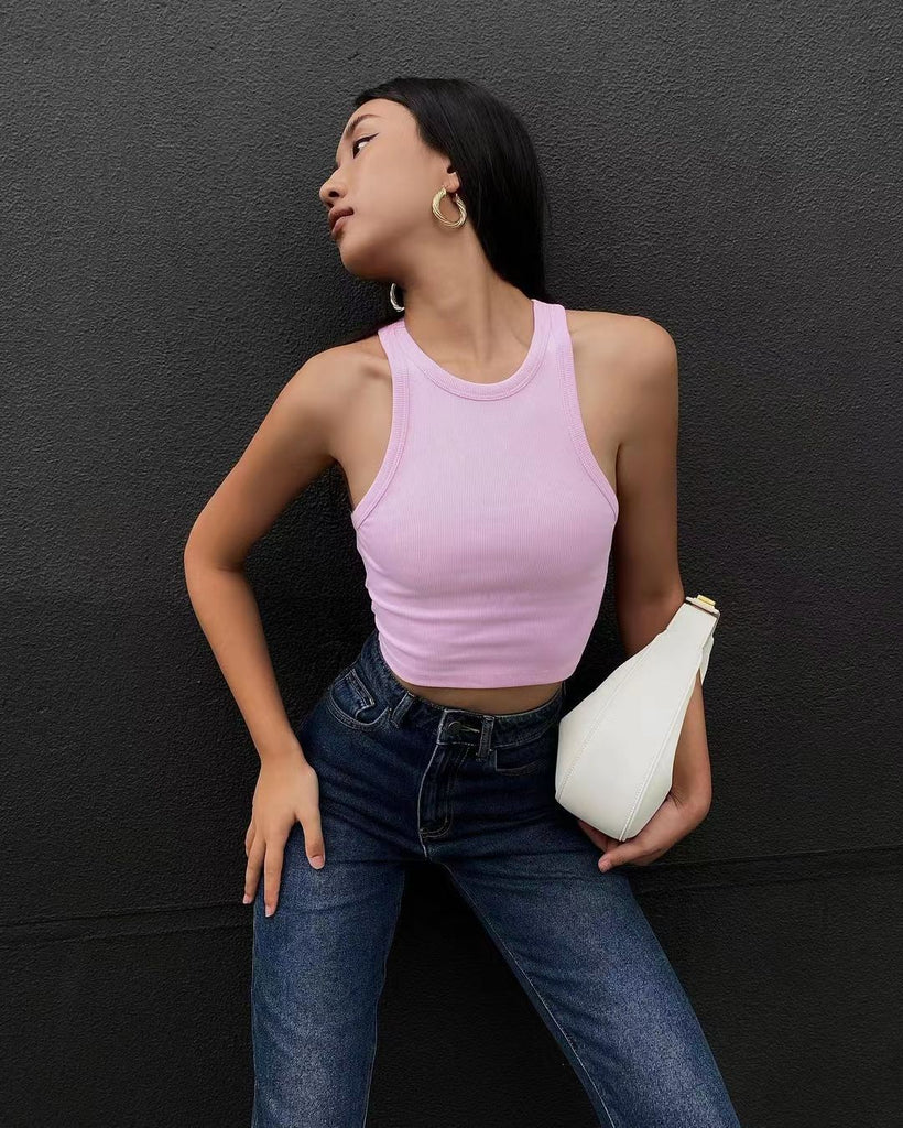 Damen Sportliches Rippen-Top WOLFF