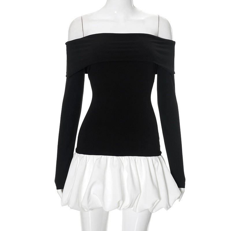 Damen Off-Shoulder Minikleid mit voluminösem Rock WOLFF