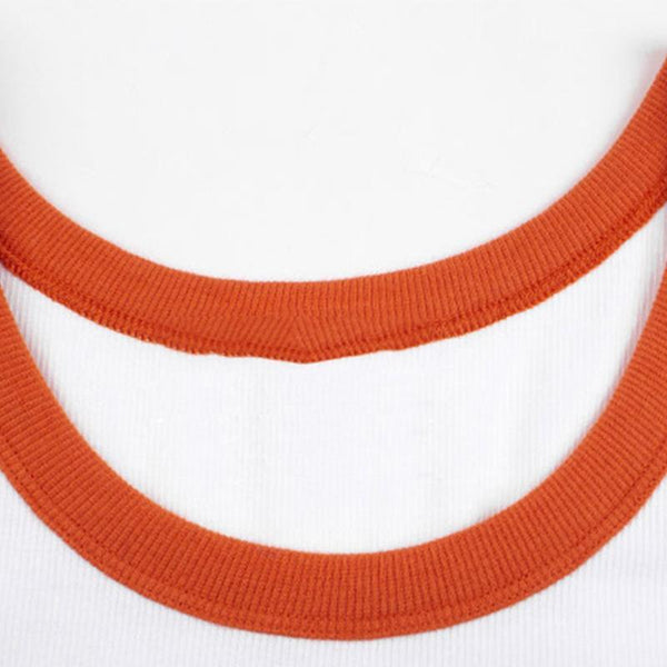Damen bequemes Crop-Top mit vintage-ähnlichem Druck WOLFF