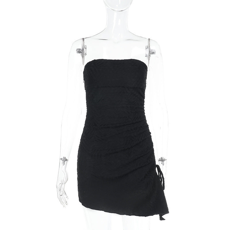 Damen Mini-Kleid mit asymmetrischem Saum und raffinierten Raffungselementen WOLFF