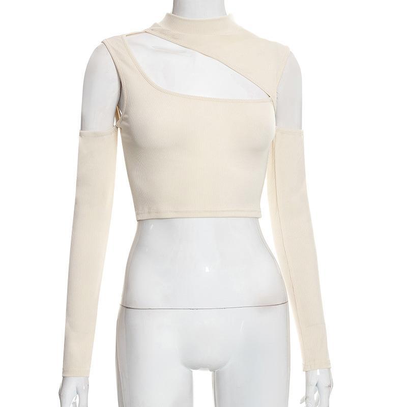 Damen Body mit asymmetrischem Design und hohen Ärmeln WOLFF