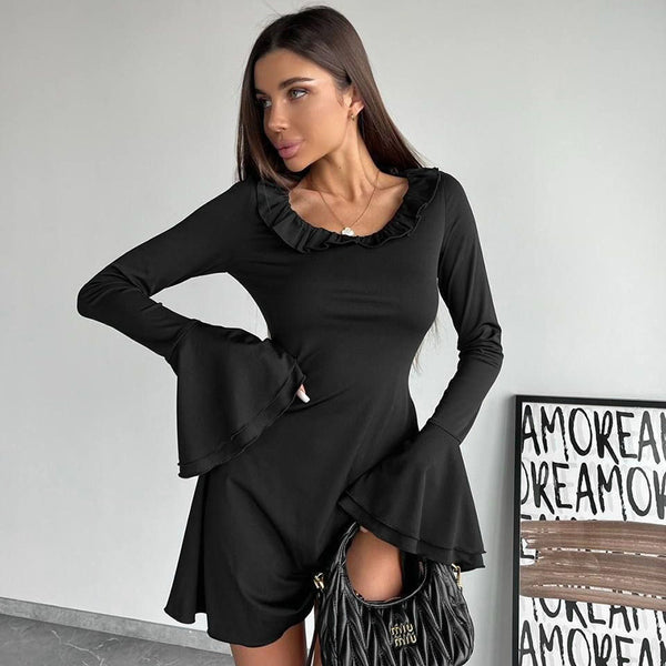 Femme Off-Shoulder Minikleid mit Rüschendetails WOLFF