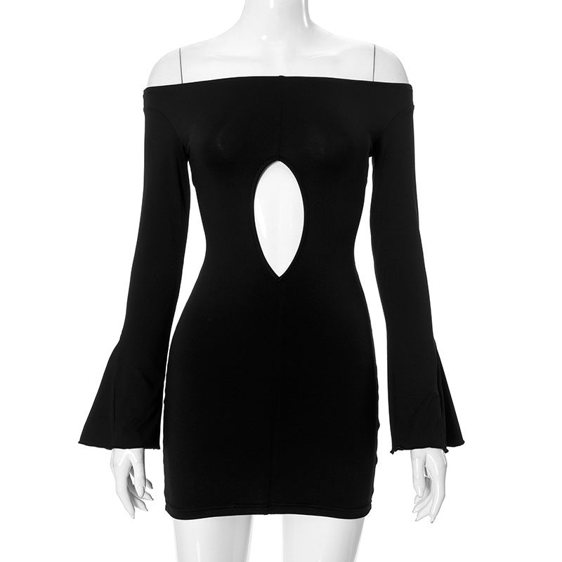 Damen Minikleid mit off-shoulder Design und innovativem Cut-Out WOLFF