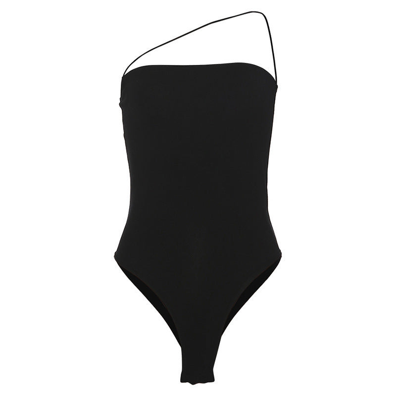 Damen Bodysuit mit asymmetrischem Trägerdesign und figurformendem Schnitt WOLFF