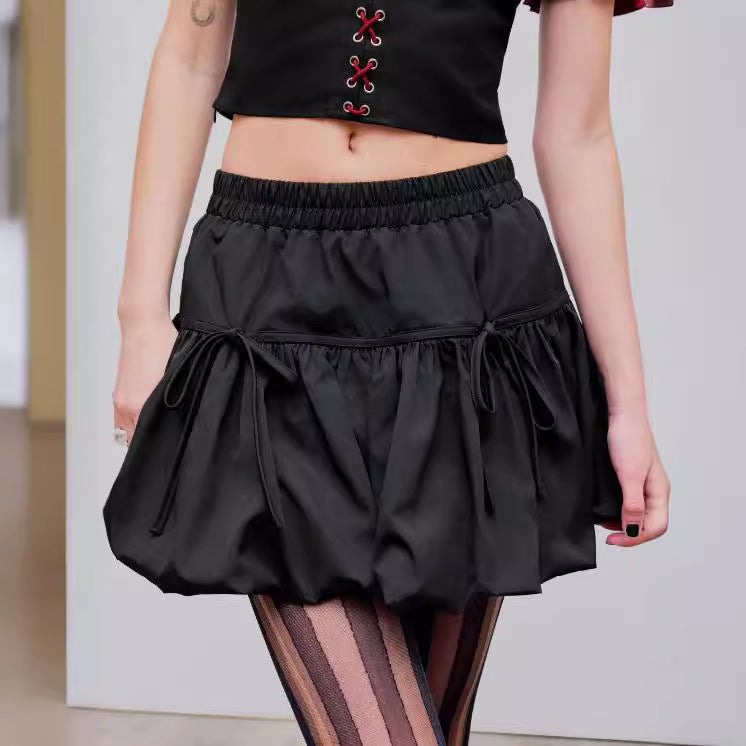 Damen Voluminöser Rüschenrock mit Taillenzug und charmantem Design WOLFF