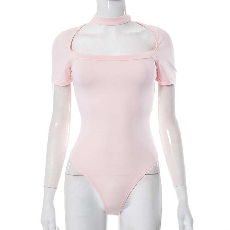 Damen Body mit einzigartigem Cut-Out-Design und kurzen Puffärmeln WOLFF