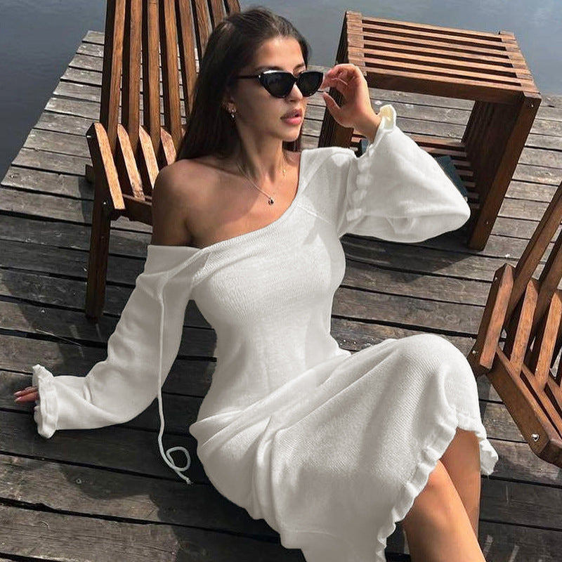 Damen Maxikleid mit weiten Ärmeln und nostalgischem Design WOLFF
