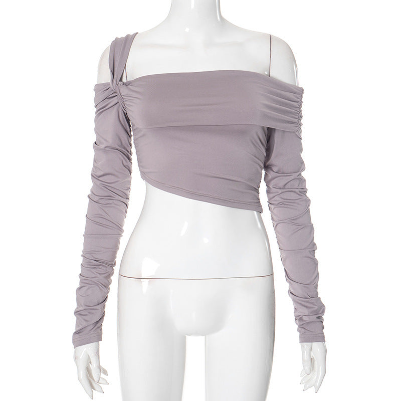 Damen Oberteil mit asymmetrischem Schnitt und raffinierten Rüschendetails WOLFF