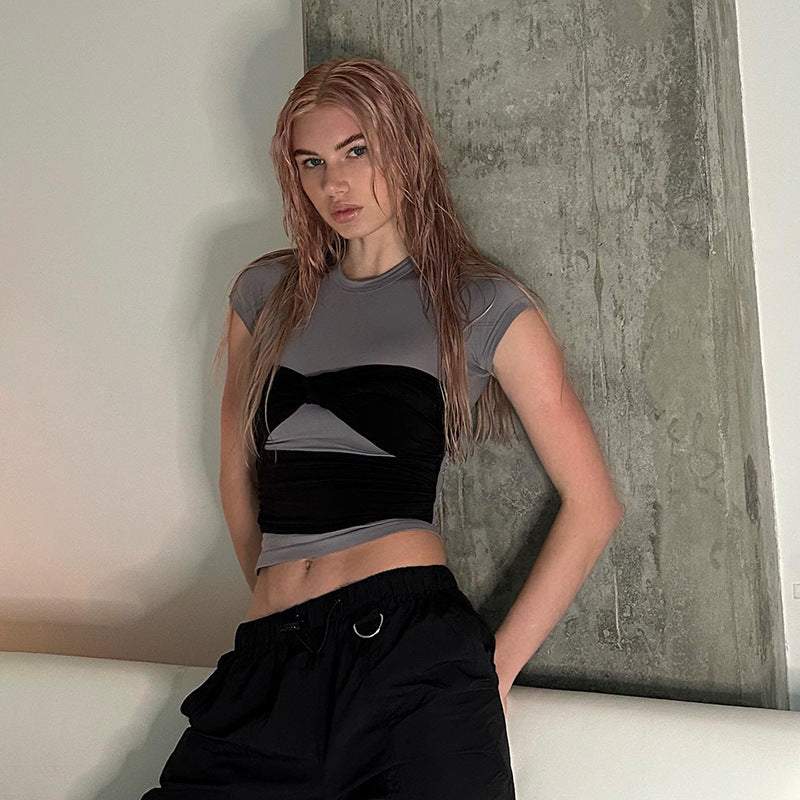 Damen Crop-Top mit innovativem Knotendesign WOLFF