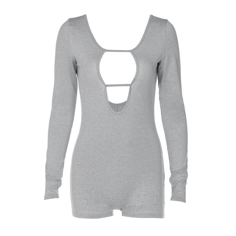 Damen Bodysuit mit tiefem V-Ausschnitt und innovativem Rückendesign WOLFF