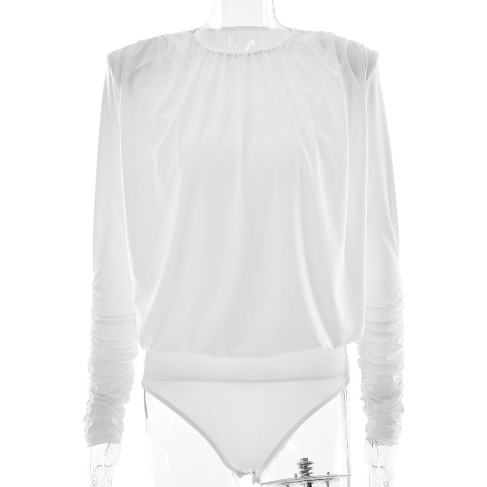 Damen Bodysuit mit eleganten Rüschendetails und schmalem Schnitt WOLFF