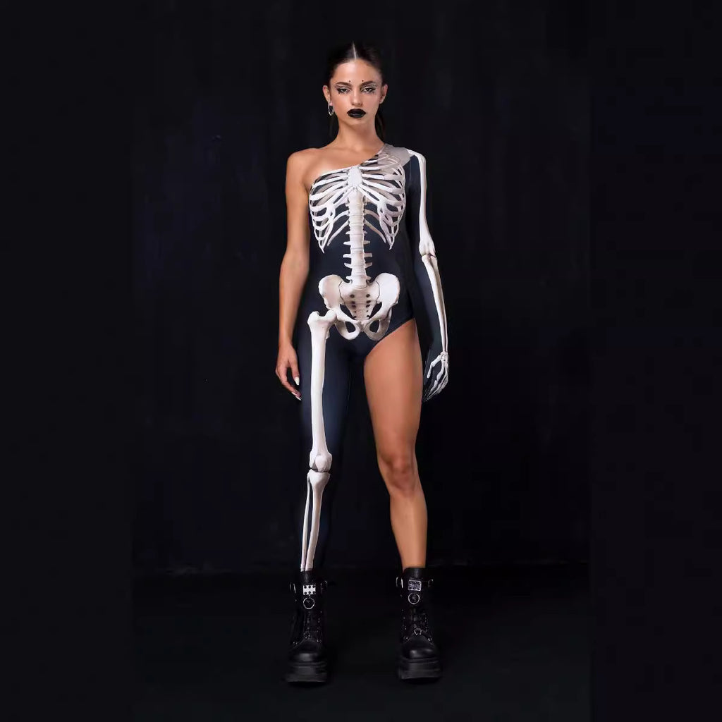 Damen Bodysuit mit einzigartigem Skelettdesign WOLFF