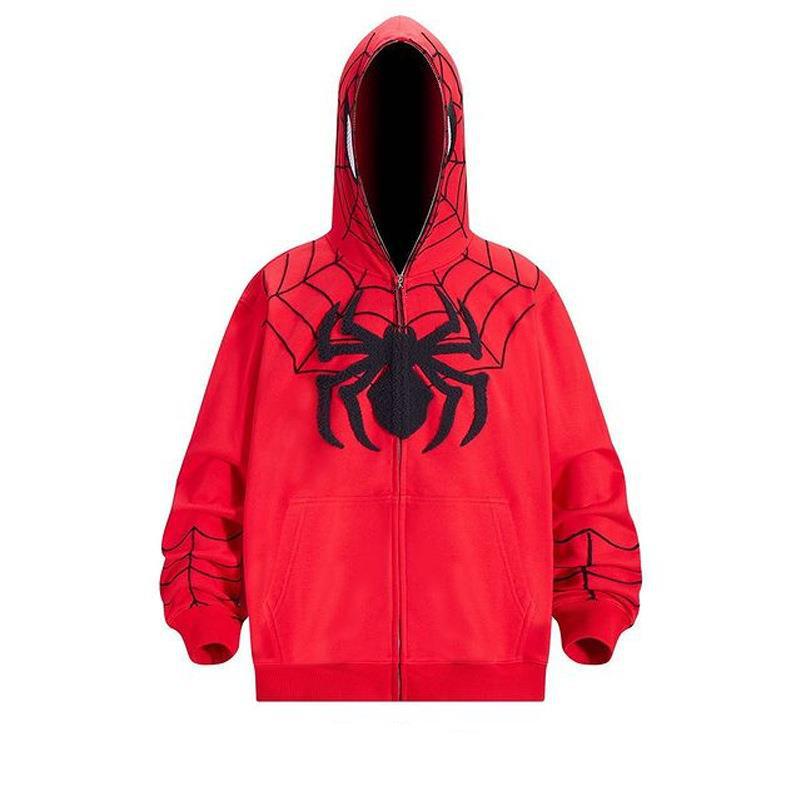 Damen Kapuzenpullover mit Spider-Man Motiv und praktischen Taschen WOLFF
