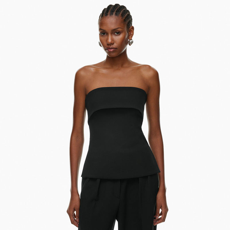 Damen Oberteil mit schulterfreiem Schnitt und fließendem Design WOLFF