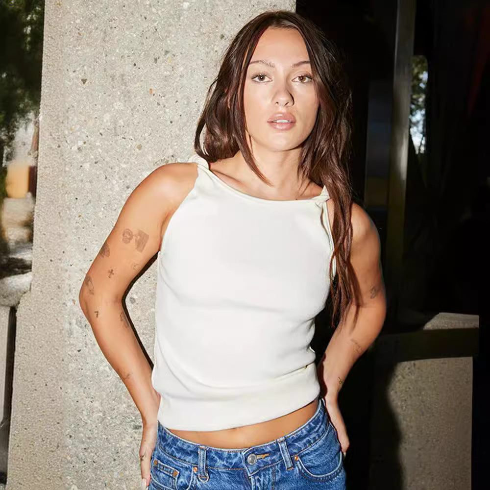 Damen Tanktop mit innovative Raffung und elastischem Stoff WOLFF