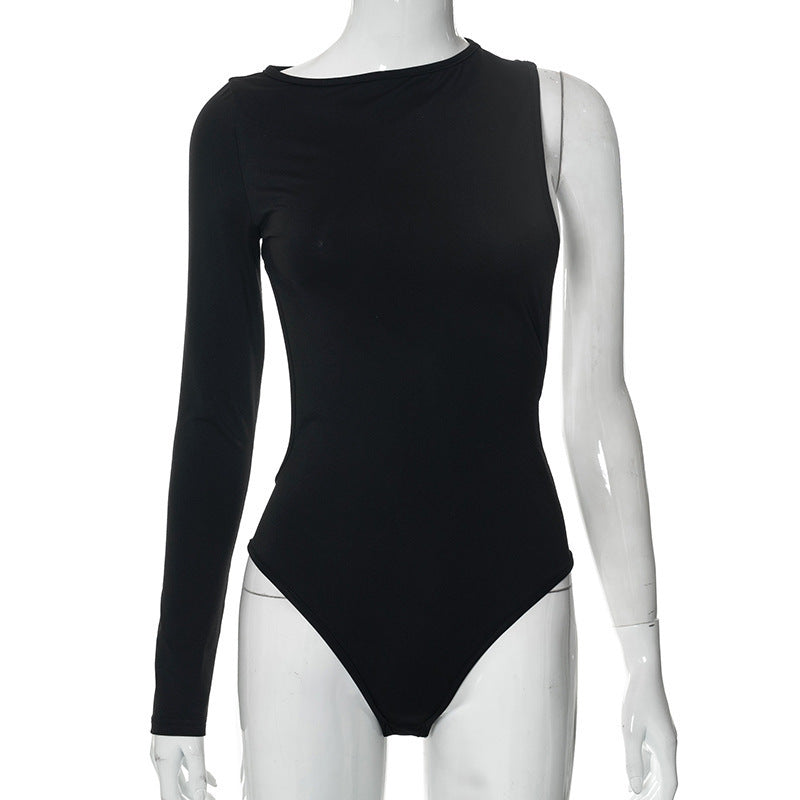 Damen Einarmiger Bodysuit mit elegantem Schnitt und hohem Hals WOLFF