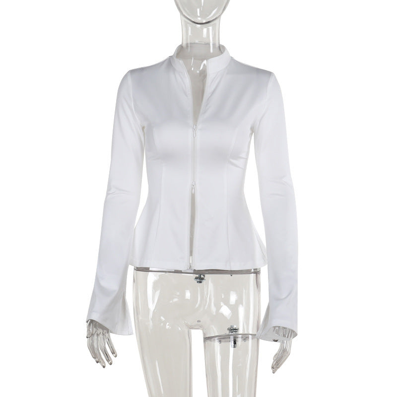 Damen Sportlicher Zip-Hoodie mit figurbetontem Schnitt und innovativem Design WOLFF
