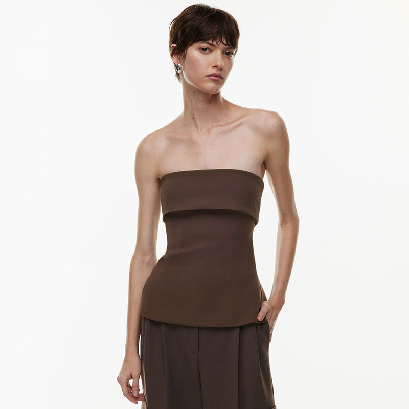 Damen Oberteil mit schulterfreiem Schnitt und fließendem Design WOLFF