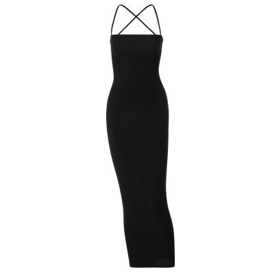Damen Kleid im stylischen Rippdesign mit verstellbaren Spaghettiträgern WOLFF