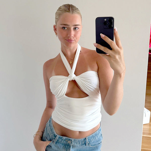 Damen Oberteil mit knotenförmigem Design WOLFF